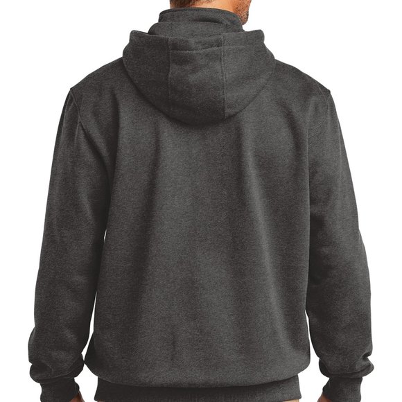 (NWT)Carhartt Mens Rain Defender Paxton Zip Hooded Heavyweight Sweatshirt Carbon - Picture 6 of 7